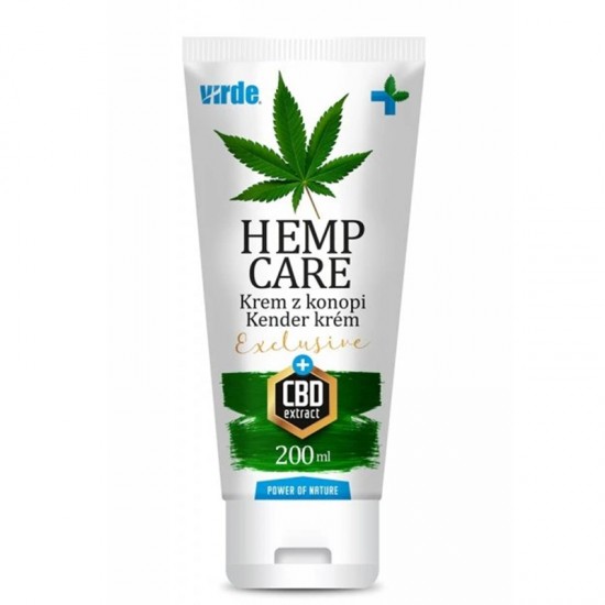 Крем с конопопено масло + CBD екстракт x 200 ml | Hemp Care Exclusive, Virde