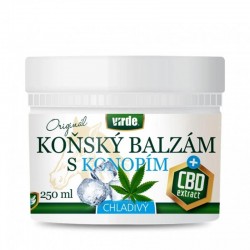 Конски балсам с коноп и канабидиол (охлаждащ) x 250 ml | Konsky balzam s konopim a CBD, Virde