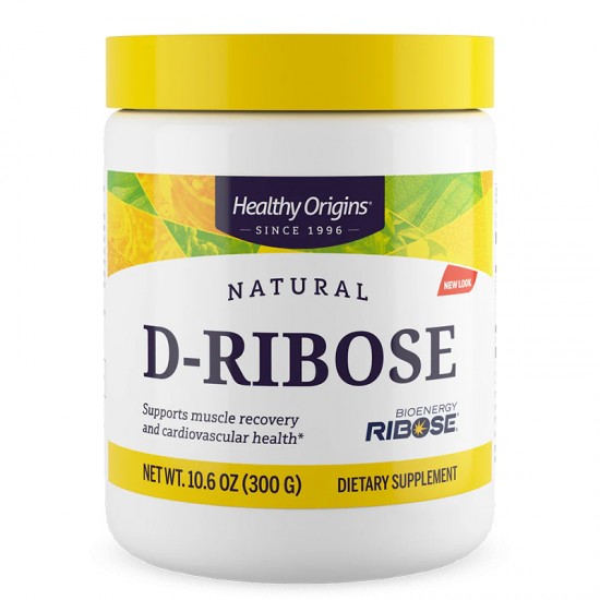 D-Рибоза x 300 g прах | Natural D-Ribose, Healthy Origins