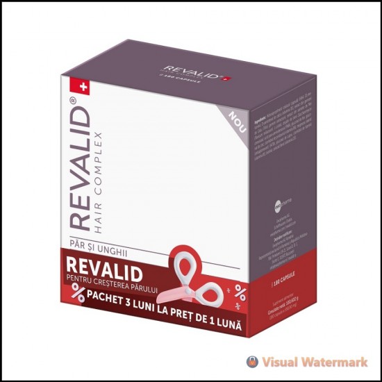 РЕВАЛИД капсули за коса, кожа, нокти х 180бр ПРОМО ОПАКОВКА | REVALID capsules, hard 180s