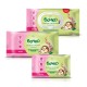 Мокри кърпи Памук и Смрадлика 72бр БОЧКО | Wet wipes Smoke tree and Cotton 72s BOCHKO