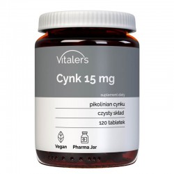 Цинк (пиколинат) 15 mg x 120 таблетки | Cynk, Vitaler's