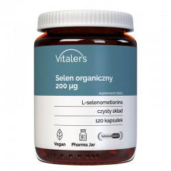 Селен (L-селенометионин) 200 µg х 120 капсули | Selen organiczny, Vitaler's