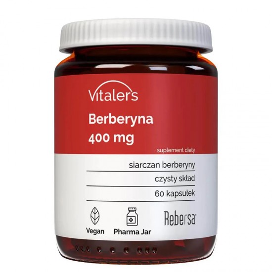 Берберин 400 mg x 60 капсули | Berberyna, Vitaler's