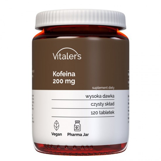 Кофеин 200 mg x 120 таблетки | Kofeina bezwodna, Vitaler's