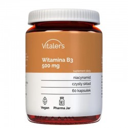 Витамин B3 (никотинамид) 500 mg x 60 капсули | Witamina B3, Vitaler's