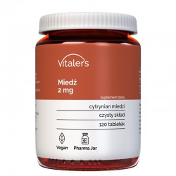 Мед (цитрат) 2 mg x 120 таблетки | Miedź, Vitaler's