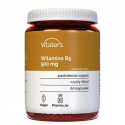Витамин B5 (пантотенова киселина) 500 mg x 60 капсули | Witamina B5, Vitaler's
