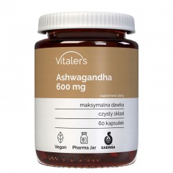 Ашваганда 600 mg х 60 капсули | Ashwagandha, Vitaler's
