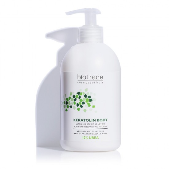 КЕРАТОЛИН лосион за тяло с урея 12% 400мл БИОТРЕЙД | KERATOLIN Body Lotion 12% 400ml BIOTRADE