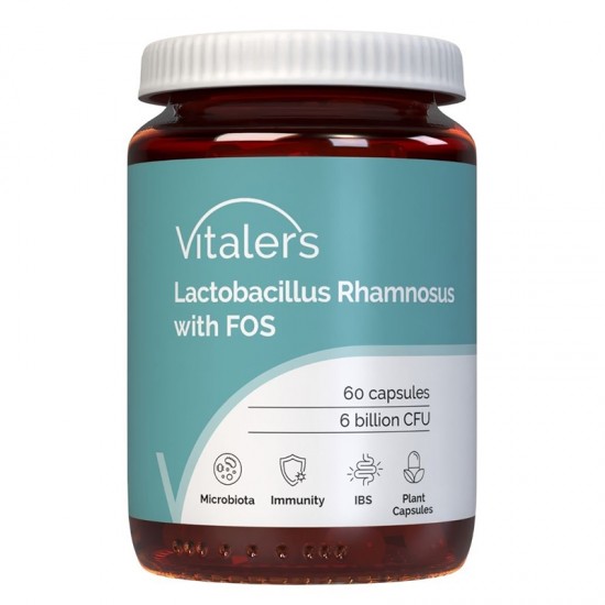 Лактобацилус Рамнозус 6 млрд. активни пробиотици х 60 капсули | Lactobacillus Rhamnosus with FOS, Vitaler's