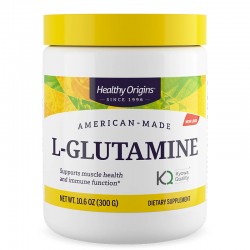 L-Глутамин 5 g x 300 g прах | L-Glutamine, Healthy Origins