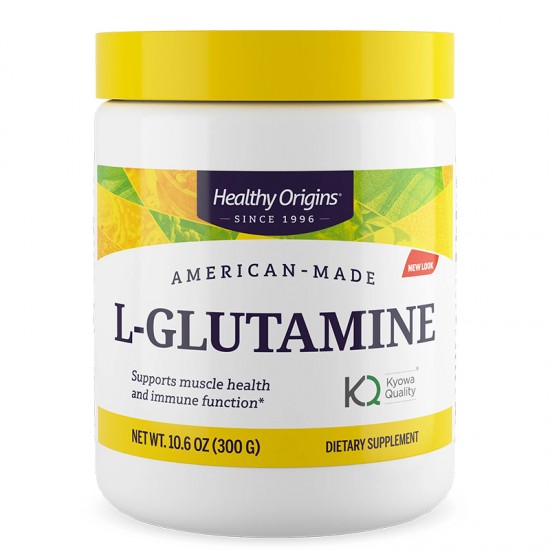 L-Глутамин 5 g x 300 g прах | L-Glutamine, Healthy Origins