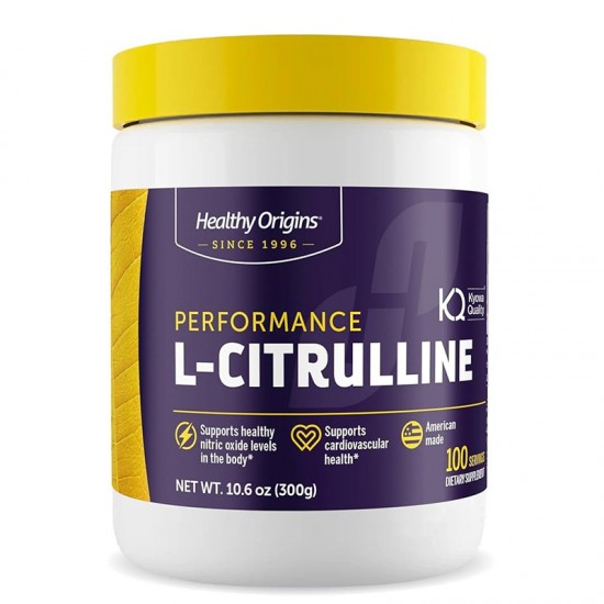 L-Цитрулин x 300 g прах | Performance L-Citrulline, Healthy Origins