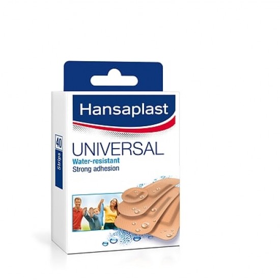ХАНЗАПЛАСТ УНИВЕРСАЛ Пластири за рани - различни размери 40бр. | HANSAPLAST UNIVERSAL Patches 40s