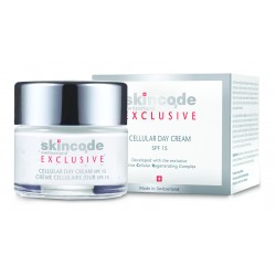 СКИНКОД ЕКСКЛУЗИВ Клетъчно регенериращ дневен крем SPF15 50мл | SKINCODE EXCLUSIVE Cellular day cream SPF15 50ml