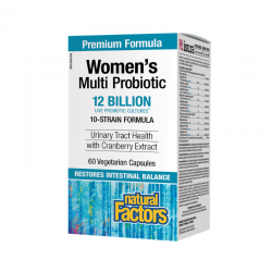 МУЛТИ ПРОБИОТИК за жени 500мг 60 капс. НАТУРАЛ ФАКТОРС | Women's MULTI PROBIOTIC 500mg 60 caps NATURAL FACTORS