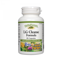 ДЕТОКС ФОРМУЛА (ЧЕРЕН ДРОБ И ЖЛЪЧКА) 325мг 90 капсули НАТУРАЛ ФАКТОРС | LG CLEANSE FORMULA 325mg 90 capsules NATURAL FACTORS 
