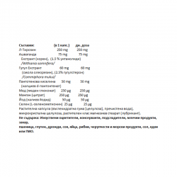 ТИРОИДНА ПОДКРЕПА 436мг 90 капсули БИОКЛИНИК НАТУРАЛС | THYRO VANTAGE HT 436mg 90 veg.caps. BIOCLINIC NATURALS 