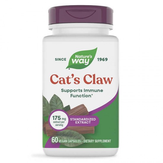 КОТЕШКИ НОКЪТ ЕКСТРАКТ 335мг капсули 60 бр. НЕЙЧЪР‘С УЕЙ | CAT’S CLAW 335mg caps 60s NATURE'S WAY