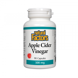 ЯБЪЛКОВ ОЦЕТ 500мг 90 капсули НАТУРАЛ ФАКТОРС | APPLE CIDER VINEGAR 500mg 90 capsules NATURAL FACTORS
