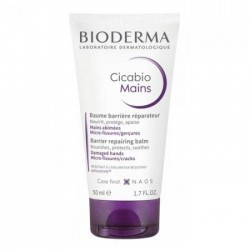 БИОДЕРМА ЦИКАБИО Балсам за ръце с възстановяващо действие 50мл | BIODERMA CICABIO hand balm 50ml