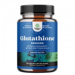 Глутатион + алфа липоева киселина и бял трън x 30 капсули | Glutathione Reduced, Nature's craft