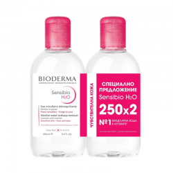 Мицеларна вода 2 x 250мл СЕНСИБИО H2О БИОДЕРМА | SENSIBIO H2O 2 x 250ml BIODERMA