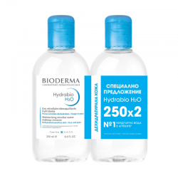 Мицеларна вода 2 x 250мл ХИДРАБИО H2O БИОДЕРМА | HYDRABIO H2O 2 x 250ml BIODERMA