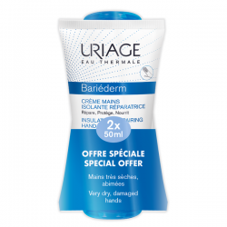 ЮРИАЖ БАРИЕДЕРМ Изолиращ възстановяващ крем за ръце 2 x 50мл | URIAGE BARIEDERM Insulating repairing hand cream 2 x 50ml