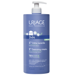 ЮРИАЖ БЕБЕ Почистващ крем за бебета с изплакване 1л | URIAGE BABY 1st cleansing cream 1l
