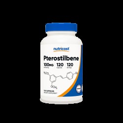 Птеростилбен 100 мг x 120 капсули НУТРИКОСТ | Pterostilbene 100 mg x 120 caps NUTRICOST