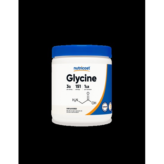 Глицин x 454 гр прах НУТРИКОСТ | Glycine x 454 g NUTRICOST