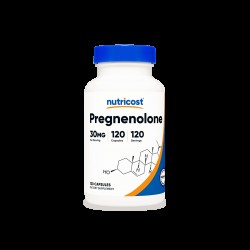 Прегненолон 30 мг x 120 капсули НУТРИКОСТ | Pregnenolone 30 mg x 120 caps NUTRICOST