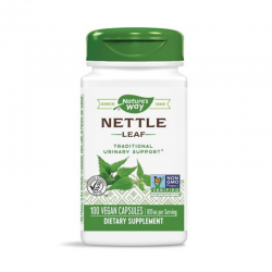 КОПРИВА (ЛИСТ) 435мг капсули 100 бр. НЕЙЧЪР‘С УЕЙ | NETTLE (LEAF) 435mg veg. caps 100s NATURE'S WAY