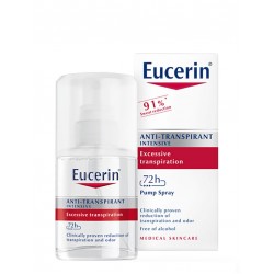 ЮСЕРИН Спрей помпа дезодорант за много силно изпотяване 72ч 30мл | EUCERIN Deodorant for intensive perspirant 72h 30ml