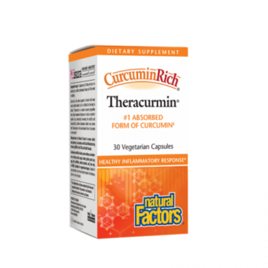 ТЕРАКУРМИН™ DOUBLE STRENGHT 60мг. 30бр. капсули НАТУРАЛ ФАКТОРС | THERACURMIN™ DOUBLE STRENGHT  60mg 30s veg. caps. NATURAL FACTORS