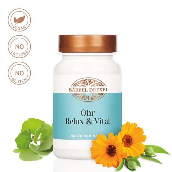 Срещу шум в ушите таблетки x 136 бр. БАРБЕЛ ДРЕКСЕЛ | Ohr Relax mit Ginkgo und L-Alrginin tabs x 136 s BARBEL DREXEL