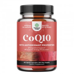 Коензим Q10  (убиквинон) 100 mg x 60 капсули | CoQ10, Nature's craft