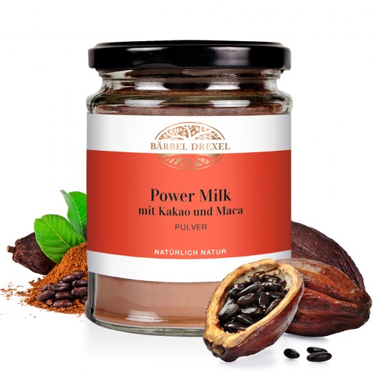 Енергизиращо мляко с какао, мака и канела x 120 гр БАРБЕЛ ДРЕКСЕЛ | Power Milk mit Kakao und Maca Pulver x 120 g BARBEL DREXEL