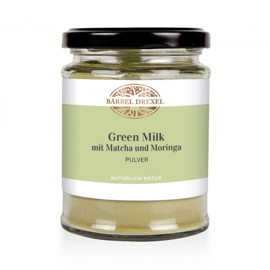 Зелено мляко с матча и моринга x 120 гр БАРБЕЛ ДРЕКСЕЛ | Green Milk mit Matcha und Moringa Pulver x 120 g BARBEL DREXEL