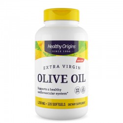 Маслиново масло (екстра върджин) 1250 mg x 120 софтгел капсули | Extra Virgin Olive Oil, Healthy Origins