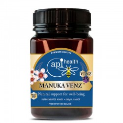 Многоцветен пчелен мед от манука MGO 100+ , подсилен с пчелна отрова x 500 g | Manuka VENZ, ApiHealth