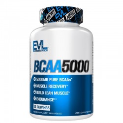 BCAA (аминокиселини) 625 mg х 240 капсули | BCAA5000®, Evlution Nutrition
