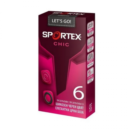 СПОРТЕКС ШИК презервативи x 6бр | SPORTEX CHIC condoms x 6s