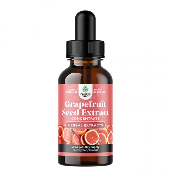 Грейпфрут (екстракт от семена) x 60 ml капки | Grapefruit Seed Extract, Nature's craft