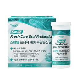 Пробиотик „Орално здраве“ x 30 смучещи таблетки | Smile Fresh Care Oral Probiotics, Funeat