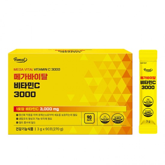 Витамин C х 90 сашета | Mega Vital Vitamin C 3000, Funeat