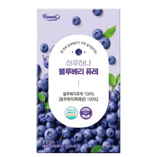 Пюре от боровинки x 14 сашета | Blueberry Puree, Funeat