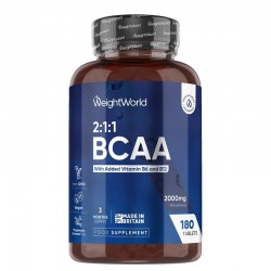 Аминокиселини + витамин В6 и В12 х 180 таблетки | BCAA, WeightWorld